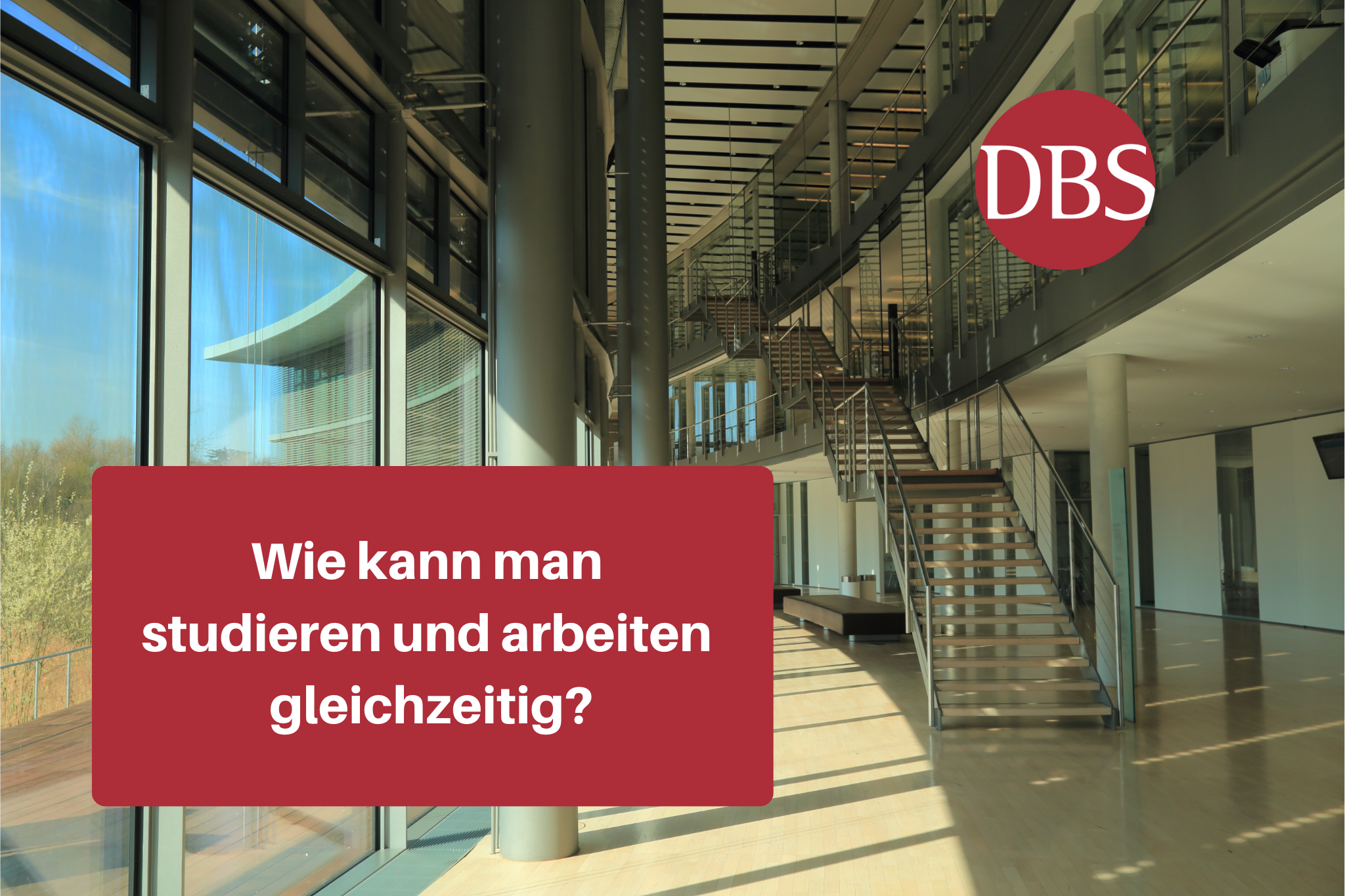 Wie kann man gleichzeitig studieren und arbeiten?